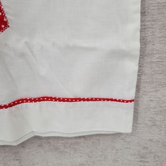 VINTAGE Standard Pillow Cases White with Red Boxers/Bloomers Pillowcase - Picture 9 of 11